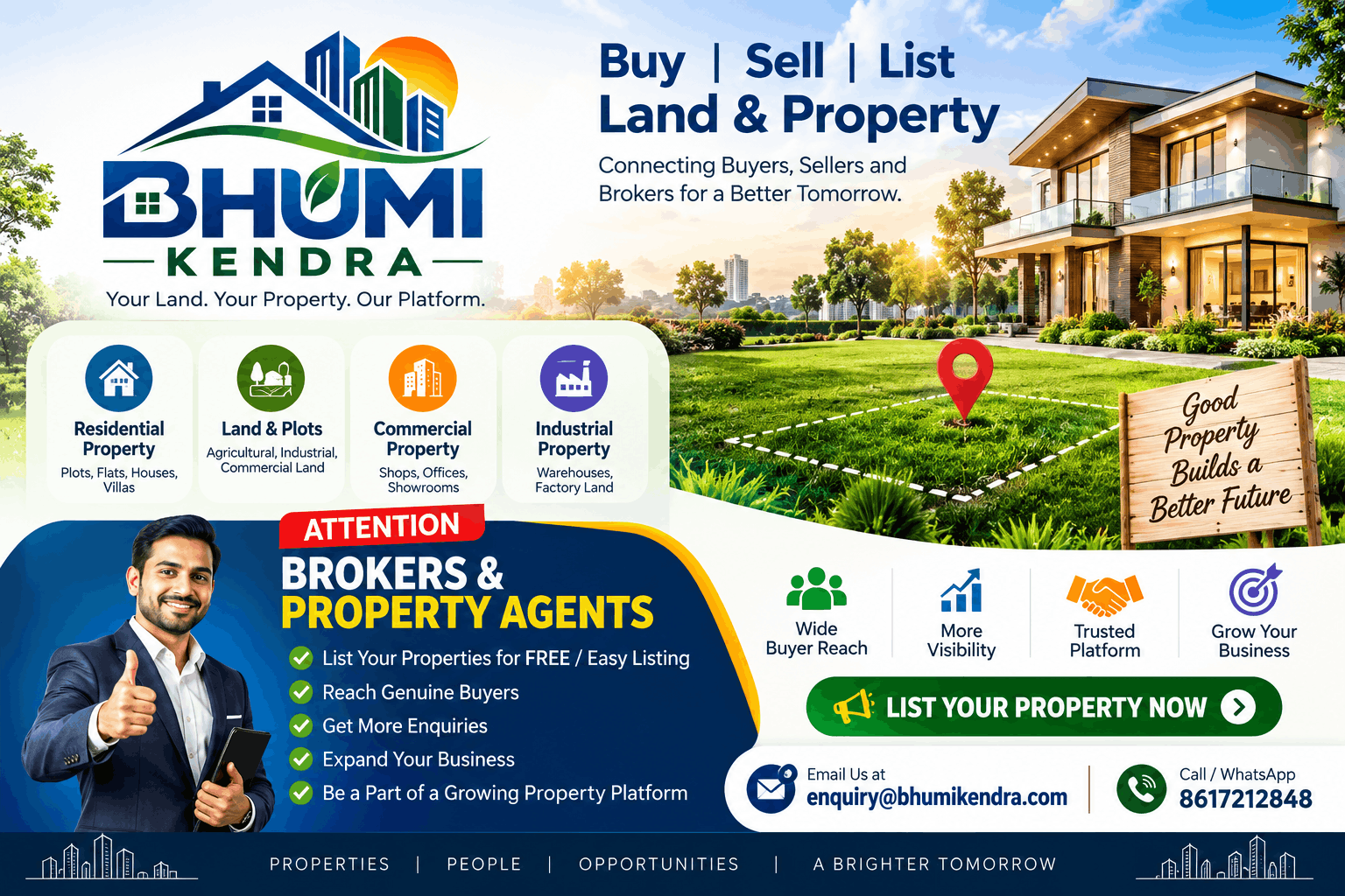 Bhumikendra.com — Discover the Residential, Land, Commercial & Industrial Properties